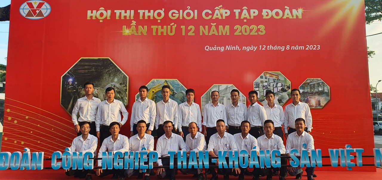 XÂY LẮP MỎ - THAM GIA HỘI THI THỢ GIỎI TẬP ĐOÀN CÔNG NGHIỆP THAN- KHOÁNG SẢN VIỆT NAM LẦN THỨ 12 NĂM 2023