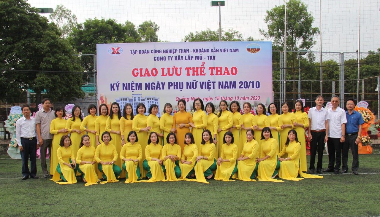 Xây lắp mỏ - Tổ chức gặp mặt Nữ CNVC lao động và giao lưu các môn thể thao